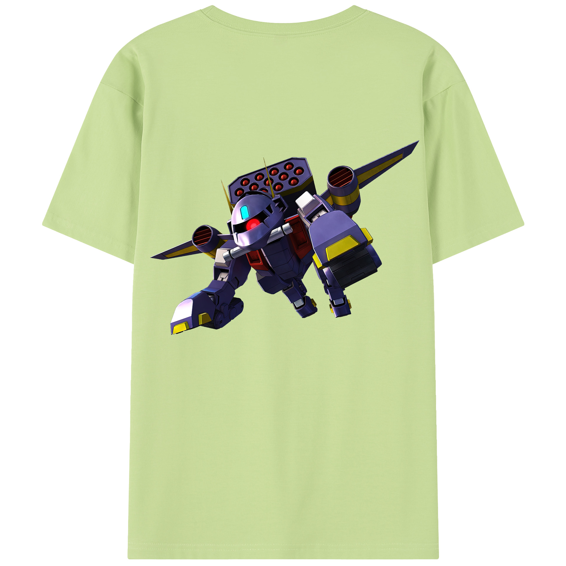 （画像用） 機動戦士ガンダム Mobile Suit Gundam 綿100％半袖Tシャツ（背面プリント）